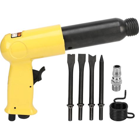 Pneumatischer Schlaghammer, 2200 U/min, 1/4"-Einlass, zur Staubabsaugung – Bohrhammer-Set (1/5)