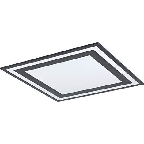 Plafoniera Moderna Savatarila Alluminio Nero Luce Led Integrato 32,5W (1/4)