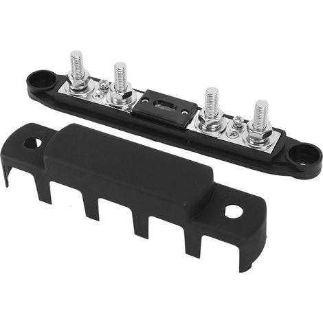 Distributeur de courant 12V-48V 300A, barre omnibus M8 4 pôles noire pour auto, camping-car, bateau marin (1/5)