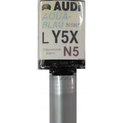 Réparation des rayures de peinture Audi LY5X N5 bleu turquoise 10 ml ARA (1/5)