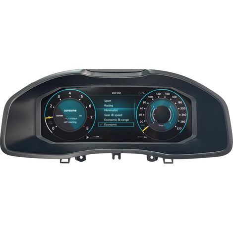 Cuadro de instrumentos digital, pantalla de 12,3 pulgadas, cuadro de instrumentos totalmente digital, para Skoda Kodiaq/Karoq/Kodiak MQB.