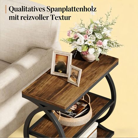 Farmhouse-Stil Endtisch,Nebentisch,Wohnzimmerschrank,Seitenbank,Offene Ausstellungsregal (1/5)