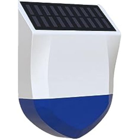 Alarme extérieure intelligente NEO Graffiti avec son et lumière, Zigbee, résistante à la pluie et alimentée à l'énergie solaire. (1/5)