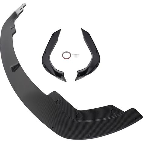 Carbon Look Front Bumper Lip Splitter Kit for BMW G20 3 Series M Sport 2019-2022 (1/5)
