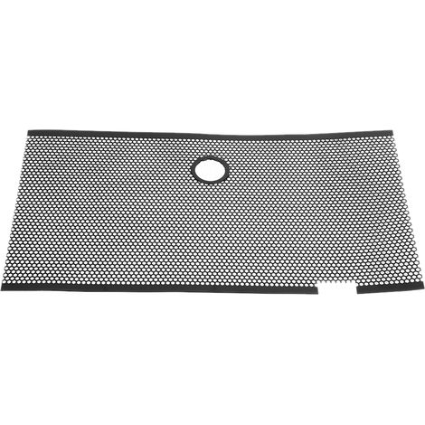Habillage calandre maille anti-insectes acier inox noir 68x37 cm avec découpe pour Jeep Wrangler JK & Unlimited 2007-2017 1 pièce (1/5)