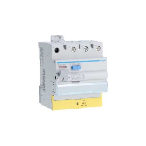 Hager CDC825F Interrupteur différentiel 25A 30mA 4 pôles