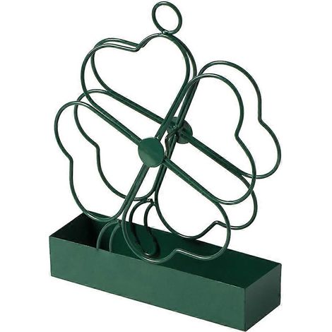 Étagère décorative en fer forgé pour spirales anti-moustiques (1 pièce, verte) (1/5)