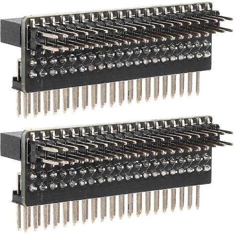 Mini-Steckverbinder für 40-polige GPIO-Erweiterungsplatine, 1 auf 2, 2 x 20-polige Stiftleiste, zweireihiger Stecker, zweireihig