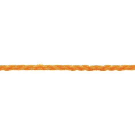 Corda in polipropilene Ø 6 mm. arancione 200 mt.