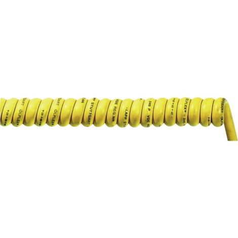LAPP 71220165 Spiralkabel ÖLFLEX® SPIRAL 540 P 1200 mm / 3500 mm 5 G 2.50 mm² Gelb 1 St.