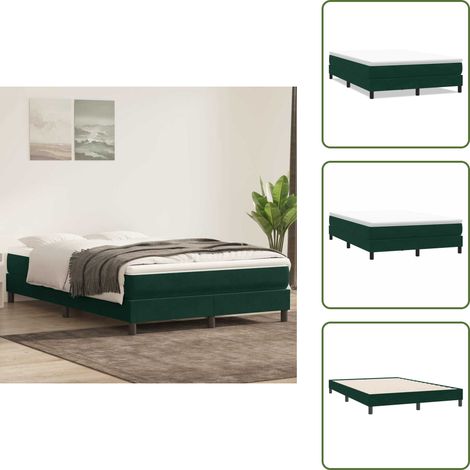 Sommier à lattes de lit sans matelas vert foncé 160x220cm - Sommier À Lattes De Lit - Sommiers À Lattes De Lit - Lit - Meuble De Chambre À Coucher (1/5)