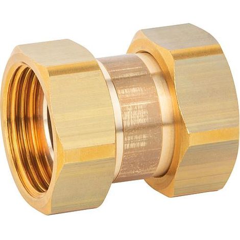 Raccordement visse specifique DN25 (1") x DN20 (3/4") ecrou bilateral