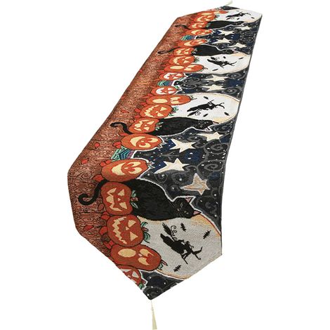 Nappe étoilée d'Halloween, nappe lavable