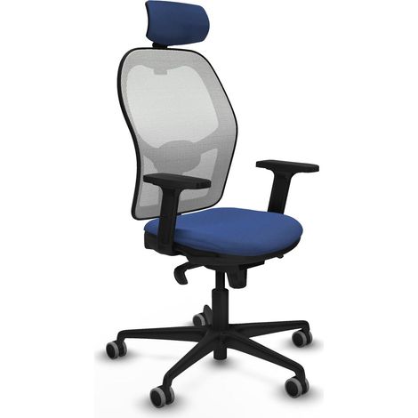 Sedia Ufficio con Poggiatesta Piqueras y Crespo 2D036G2 Blu Marino (1/5)