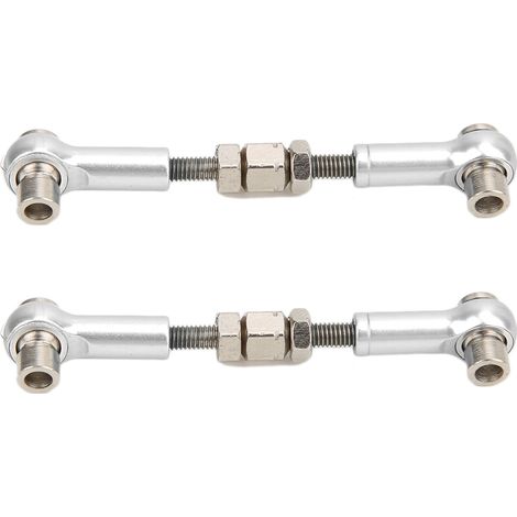 RC-Lenkgestänge, Servogestänge vorne/hinten für HPI RS4 Sport 3 1/10 Upgrade-Zubehör, Silber 113696S