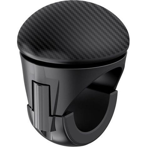 Bouton Volant Voiture Spinner Bouton de Volant de Voiture Universel (1 pcs,Noir) (1/5)