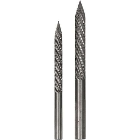 Paquete de 2 brocas para reparación de neumáticos en varios tamaños: fresas de carburo, parches, machos de roscar, escariadores, brocas (6 mm, 8 mm)