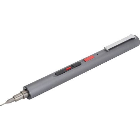 Mini tournevis électrique rechargeable à 3 vitesses, tournevis magnétique de précision et jeu de 26 embouts avec lumière LED pour la réparation (1/5)