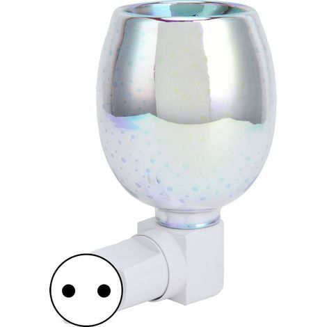 Chauffe-cire électrique 3D, parfum enfichable, sans fumée, lampe de nuit pour la maison, le bureau, l'hôtel, prise ue, 220V (1/5)