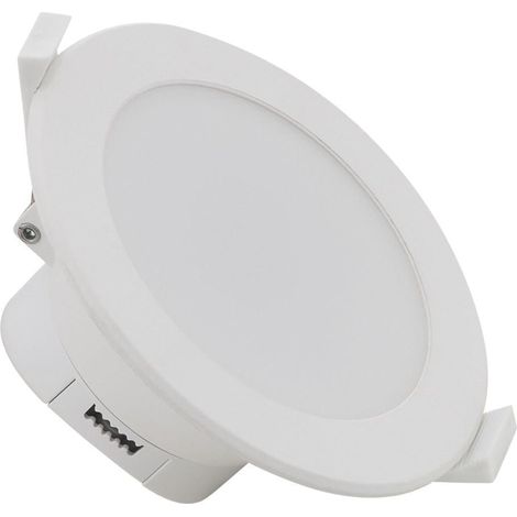Downlight LED 10W Circular Baño IP44 Corte Ø 88 mm 2700K Blanco Cálido