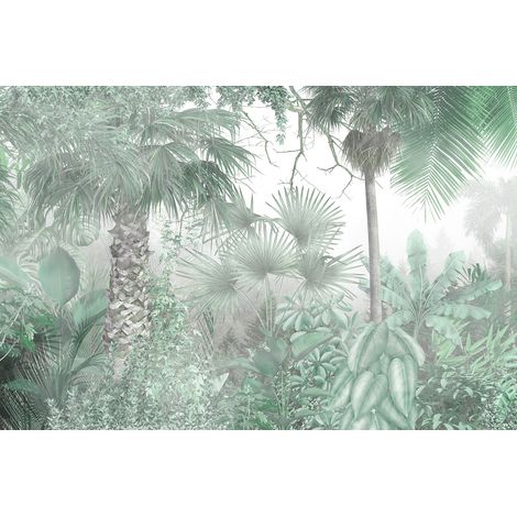 Papier peint panoramique - Forêt Tropicale - 130 cm x 87 cm (1/2)