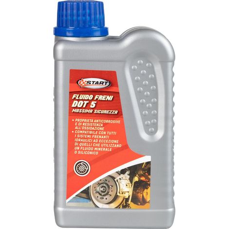 Fluido freni auto Dot 5 anticorrosivo, resistente all'ossidazione contiene 250ml