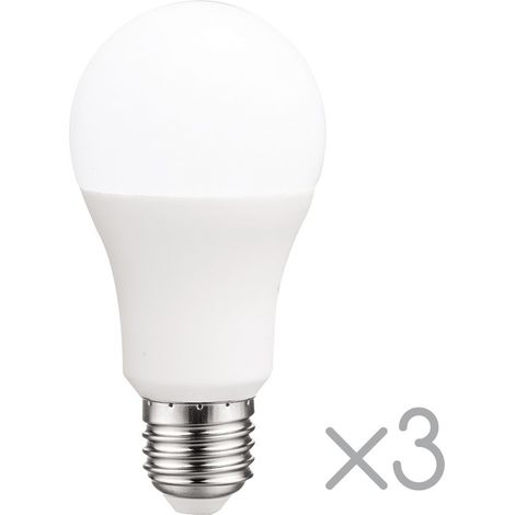 Pack 3 Bombillas LED E27 estándar 10 W (Luz fría) (1/5)