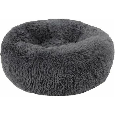 Lit Moelleux Rond pour Chien Extra Large Lavable avec Coussin,Deluxe Panier Chien Coussin Panier Donut lit pour Chien Grande Taille-40cm (1/5)