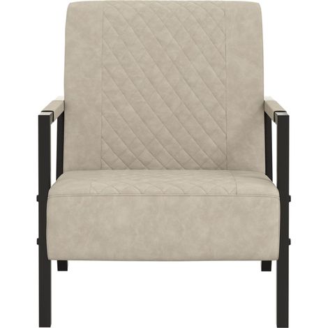 Maison Exclusive - Sessel Hellgrau Kunstleder (1/5)