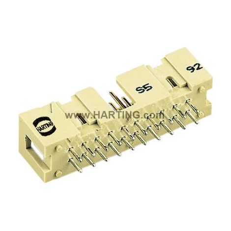 HARTING 09185147324 Connecteur mâle Nombre total de pôles 14 Nbr de rangées 2 1 pc(s) (1/2)