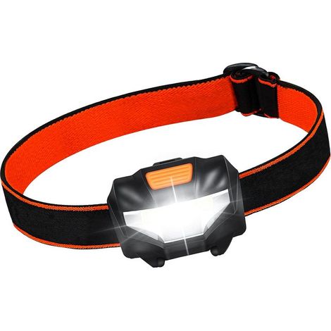 Lampe frontale LED puissante 3 modes, 140 lm, inclinable 60°, légère et étanche pour outdoor et lecture (1/5)
