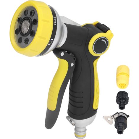 Arroseur multifonctionnel pour tuyaux G1/2 et G5/8, idéal pour le jardin et le lavage de voiture. (1/5)