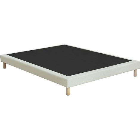 Rete deco con giroletto 160 x 200 cm Beige - KOZANI di YSMÉE