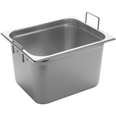 Bac gastronorme GN1/2 avec poignées H 200 mm  - Caterchef