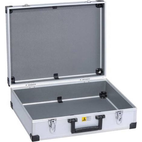 Mallette à outils non équipée 424200 – Aluminium – Dimensions 445 x 355 x 145 mm – Fermetures verrouillables en métal – Coins anti-rayures – Allit