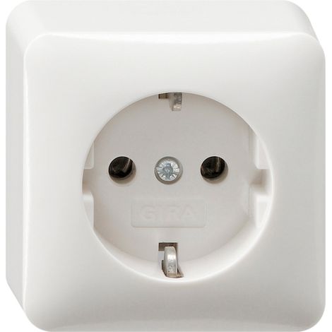 Prise de courant SCHUKO en saillie