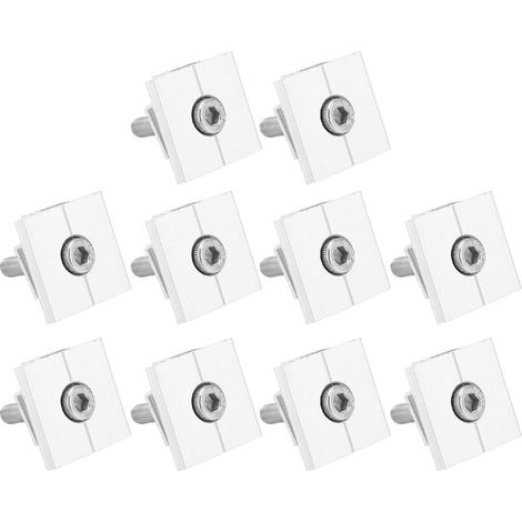 Set mit 10 wasserdichten Aluminium-Zwischenklemmen für Solarmodule, Montagehalterungen für Photovoltaik-Module, Montagezubehör (1/5)