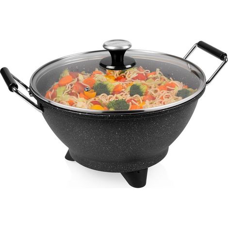 Princess 162389 Wok eléctrico negro 7 litros 30 cm