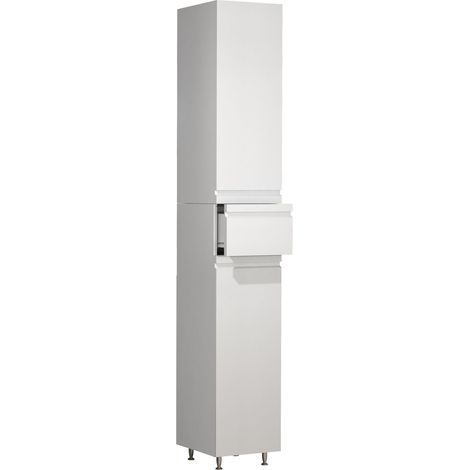 Arredo bagno Armadio bagno alto armadietto Silora 180x30x32 - VCM