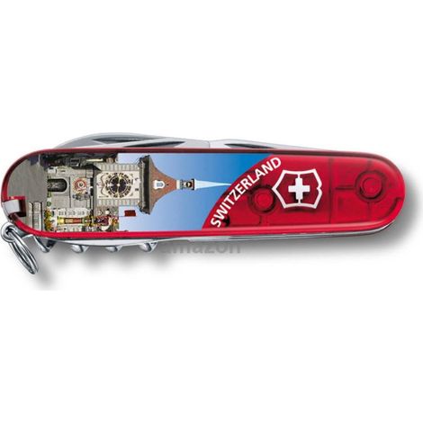 Couteau Suisse Climber, Multitool 14 Fonctions, Rouge