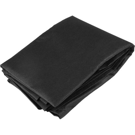 Tissu non tissé en polypropylène noir, 2,9 m x 1,6 m  Tissu de doublure, imperméable, anti-poussière, vendu au mètre, pour canapés, chaises, coussins, meubles (1/5)
