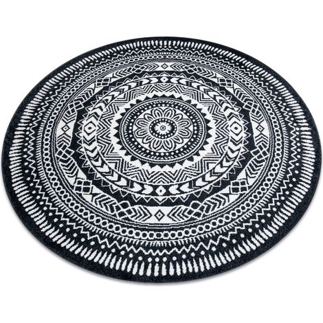 Alfombra FUN Napkin servilleta circulo - negro black circulo 140 cm