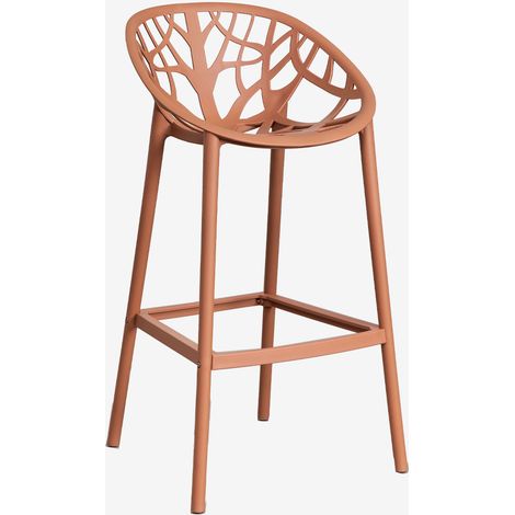 SKLUM Hoher Hocker aus Polypropylen Ores Rost ↑75 cm