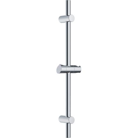 Todot – Barre de douche en acier inoxydable 70cm – Finition chromée résistante aux rayures – Support pivotant 360° – Fixations murales ajustables (1/5)