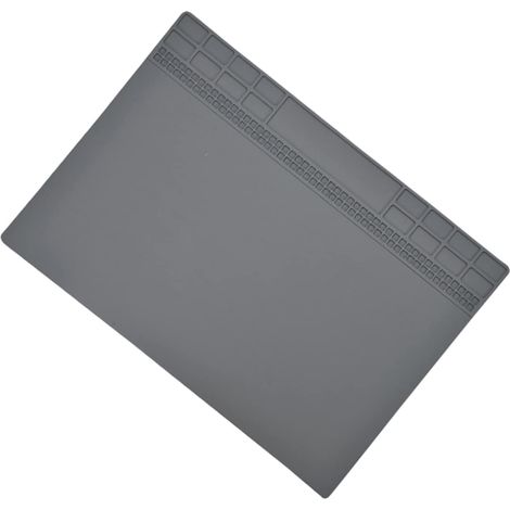Tapis Chaleur Silicone Antistatique en Réparation de Compartiments Flexible à Vis, Résistant la et Assemblage et Réparation Électronique (1/5)