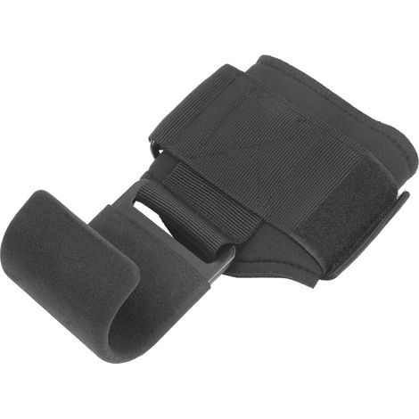 Sport-Gewichtheben-Klimmzughaken, Fitnessstudio-Krafttraining, Powerlifting-Handgelenkbänder, Gürtelbandage, schwarzer Haken (1/5)