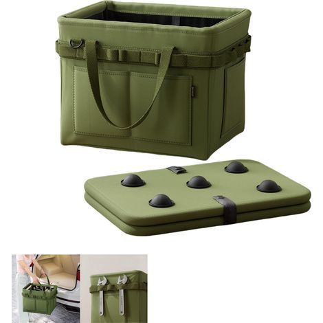 Werkzeugtasche mit Öffnung, Gartenwerkzeugtasche, Werkzeugorganizer für Zuhause, Halterung für Gartengeräte-Sets, Werkzeugaufbewahrungsregal (1/5)