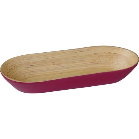 Premier Housewares Kyoto Raspberry Oblong Bowl (1/2)