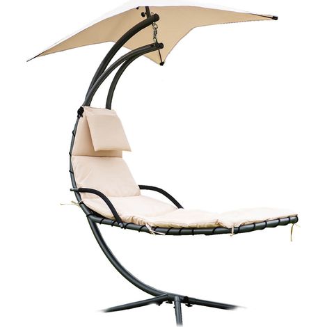 Home Deluxe - Chaise longue flottante avec toit solaire SAN REMO (1/5)