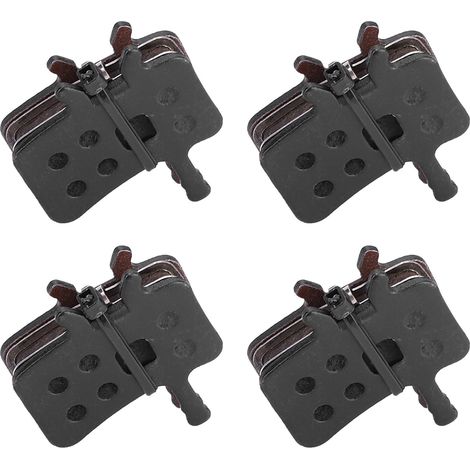 4 paires de plaquettes de frein à disque semi-métalliques en résine pour vélo - Pièces de frein pour vélo - Jeu de plaquettes de frein (1/5)